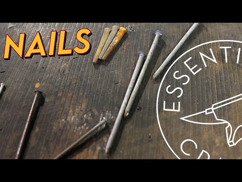 Video: Construction nails: what they are and what they are used for