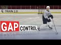 Gap control for defense in hockey