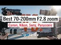 Best 70-200mm F2.8 Lens (Canon, Nikon, Sony, Panasonic)