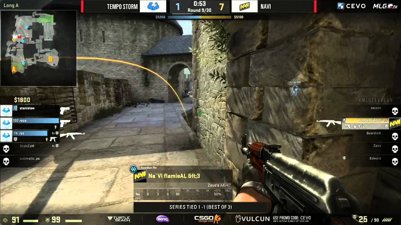 Navi vs Tempo Storm, Game 3 (CEVO-P LAN Finals CS:GO Season 7) - Misled ...