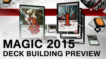 Magic 2015: Duels of the Planeswalkers - Deck Building Preview | iOS iPad - AppSpy.com