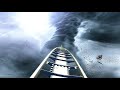 Ride a roller coaster inside an ef5 tornado pov