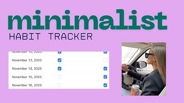Minimalist Habit Tracker - Simple, No Friction, Takes 3 minutes to Build