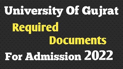Uog Required Documents For Admission 2022||Uog Documents||#admission#Uog