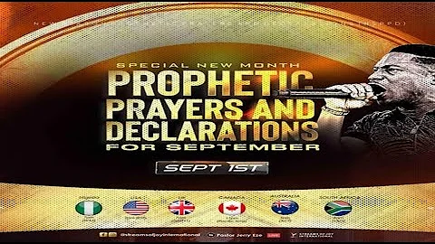 SEPTEMBER SPECIAL NEW MONTH PROPHETIC PRAYERS || NSPPD || 1ST SEPTEMBER 2025