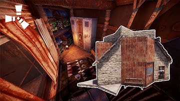 RESILIENT Low Key RUST Base Design with SECURE Drop Down Loot Room for Solo or Duo Teams