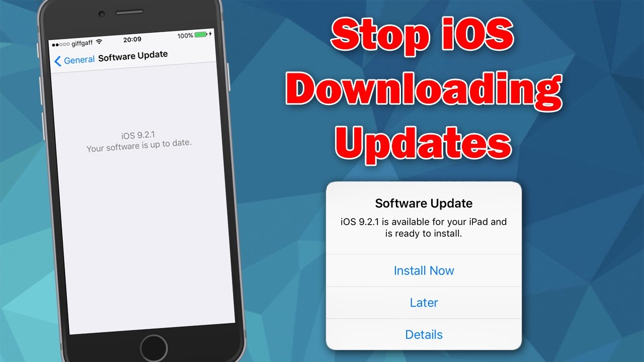 How To Stop IOS Automatically Downloading Software Updates On IPhone