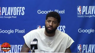 Paul George Reacts To The Clippers 116-111 Game 4 Win Over Mavericks. HoopJab NBA