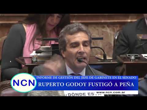 Informe de gestión - Ruperto Godoy fustiga a Marcos Peña y al gobierno