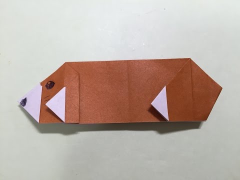 折り紙ランド Vol 442 モグラの折り方 Ver 2 Origami How To Fold A Mole Ver 2 Youtube