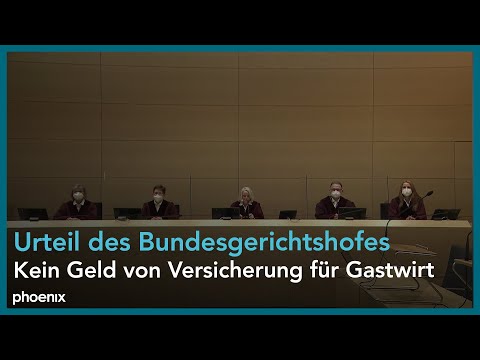 BGH-Urteil vom 26.01.22: Betriebsversicherung muss nicht zahlen