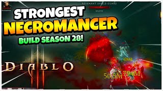 Diablo 3 Season 28 Necromancer Trag'Oul Blood Nova Speed Build!