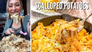 EASY KETO POTATOES! How to Make Keto Scalloped Potatoes!