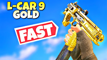 HOW TO GET GOLD L-CAR 9 FAST IN COD MOBILE NEW PISTOL LCAR 9 GOLD CAMO UNLOCKING IN CODM