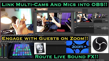 5 Steps to Setup a Video Cast with Live Sound Effects using Logic, OBS, Loopback, and Zoom on a Mac