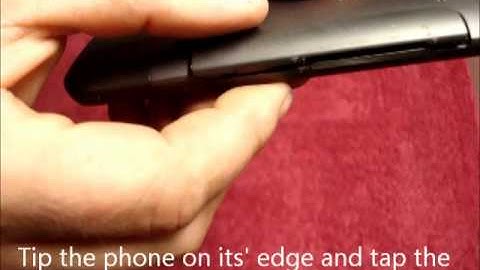 How to remove / replace / install / change the battery on a HTC Desire HD Mobile Phone