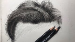 How to Draw Men's Hair | Tutorial | Drawing