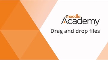 Bestanden slepen en neerzetten in Moodle