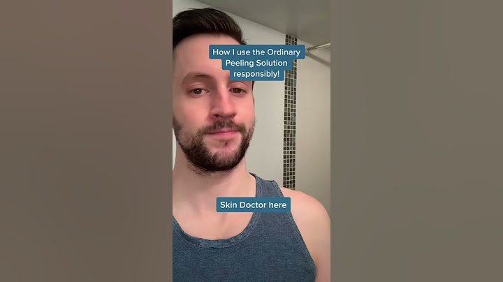 How I use the Ordinary Peeling Solution without destroying my face