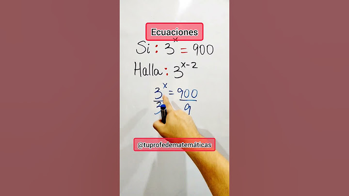 Ecuaciones exponenciales #matemática