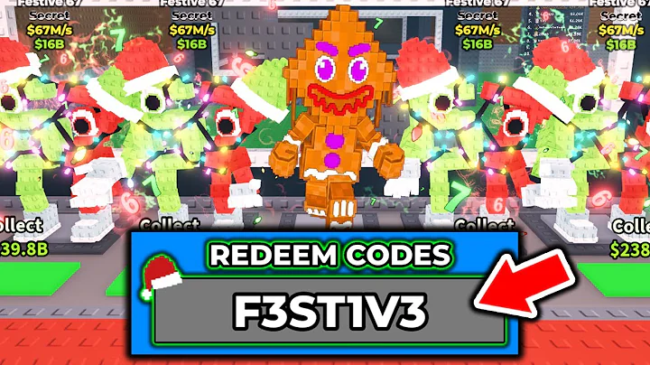 Redeem REAL DLC CODES And Get FESTIVE 67 in Roblox Steal a Brainrot..