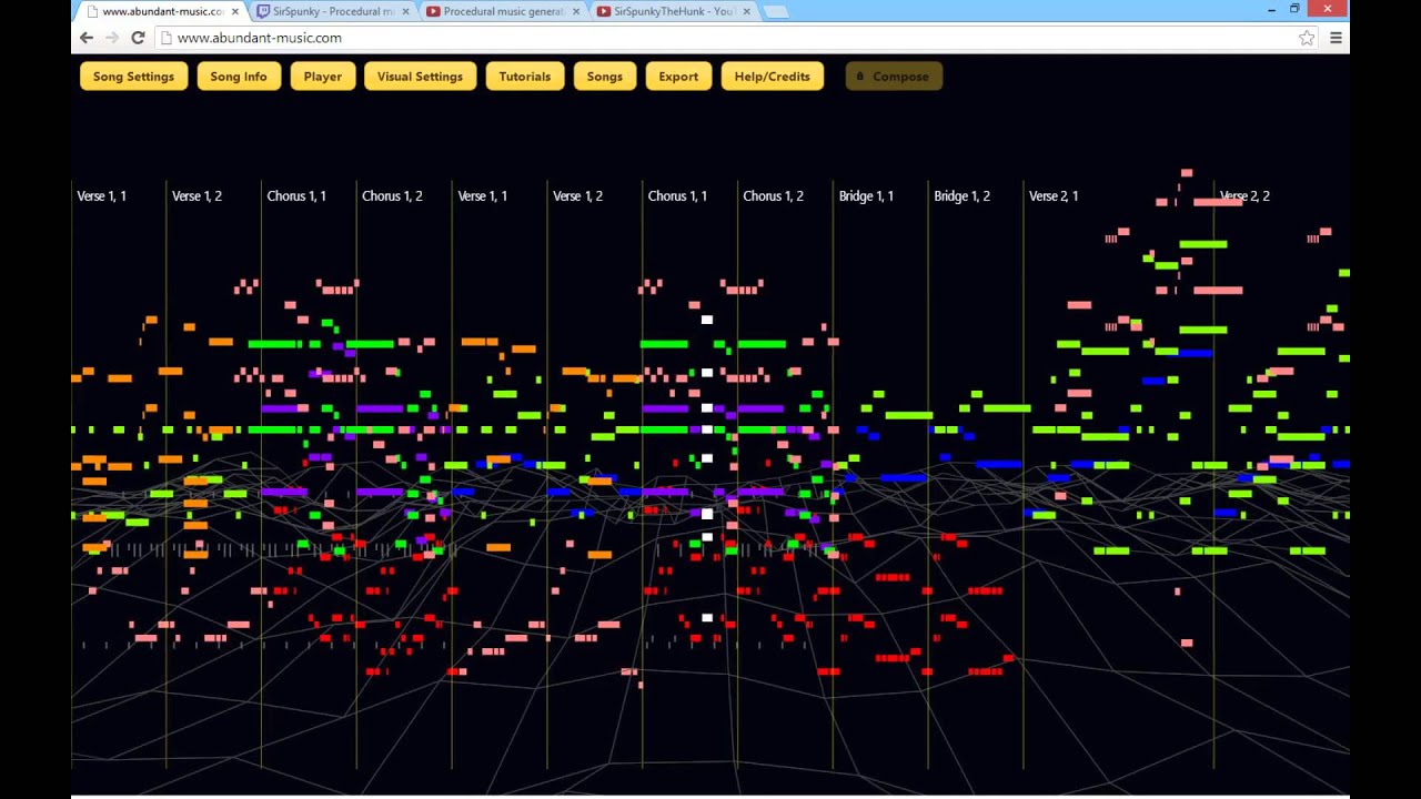 Procedural music generation 7 - YouTube