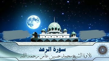سورة الرعد || الشيخ محمد حسين عامر رحمه الله