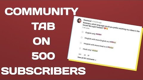 Community Tab Without 1000 Subscribers | Youtube Big Update | #shorts #ytshorts