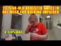Bodycam DUI Arrest - Drunk 23-Year-Old Frustrates Cops Beyond Belief - 0.274% BAC