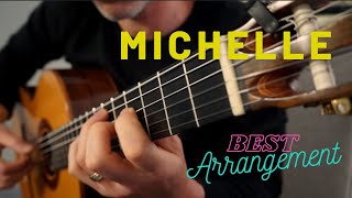 Video thumbnail of "Michelle | The Beatles | Free PDF | Classical Guitar"