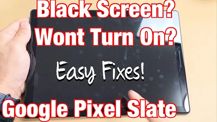 Pixel Slate: Black Screen, Won't Turn On? Easy Fixes!