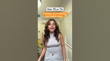 Avoid these mistakes and watch your grade 🚀 #gcse #englishliterature