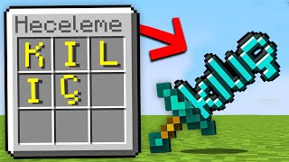 HECELEDİĞİM HER EŞYA ELİME GELİYOR!  Minecraft