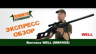 Обзор винтовки WELL (MB4408)
