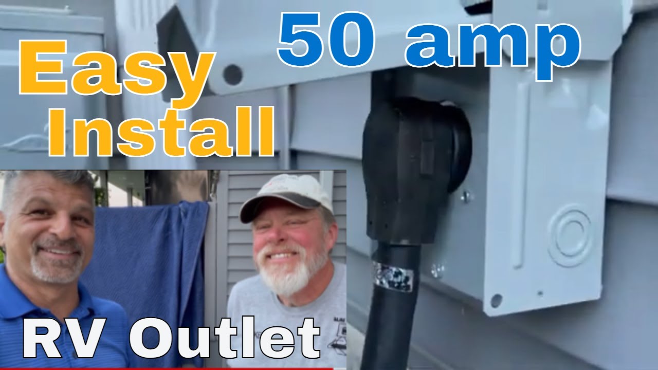 How to install a 50amp RV Plug Outlet use 6/3 wire #50amp RV