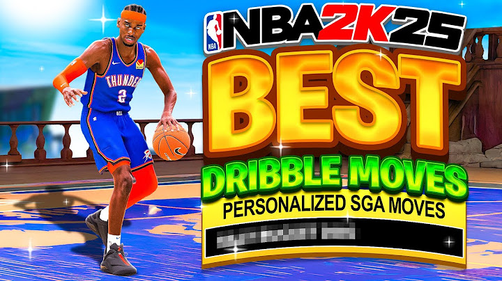 SHAI GILGEOUS-ALEXANDER CUSTOM DRIBBLE ANIMATIONS In NBA 2K25 | SHIFTY DRIBBLE MOVES FOR BIG GUARDS