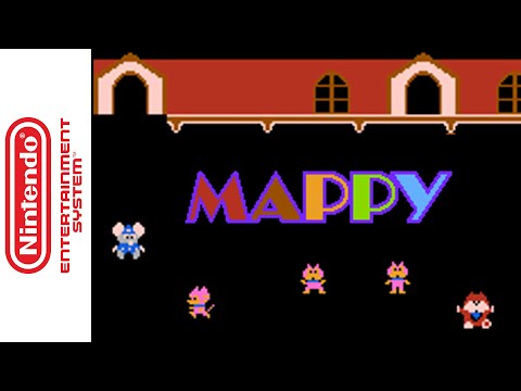 [NES] Mappy (1984) 100 Stage Longplay