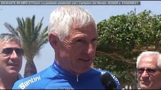 Diamante:Giro D'Italia interviste ai campioni Moser e Fondriest