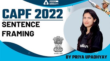 CAPF Assistant Commandant Preparation 2022 |  CAPF Sentence Framing | Priya upadhyay