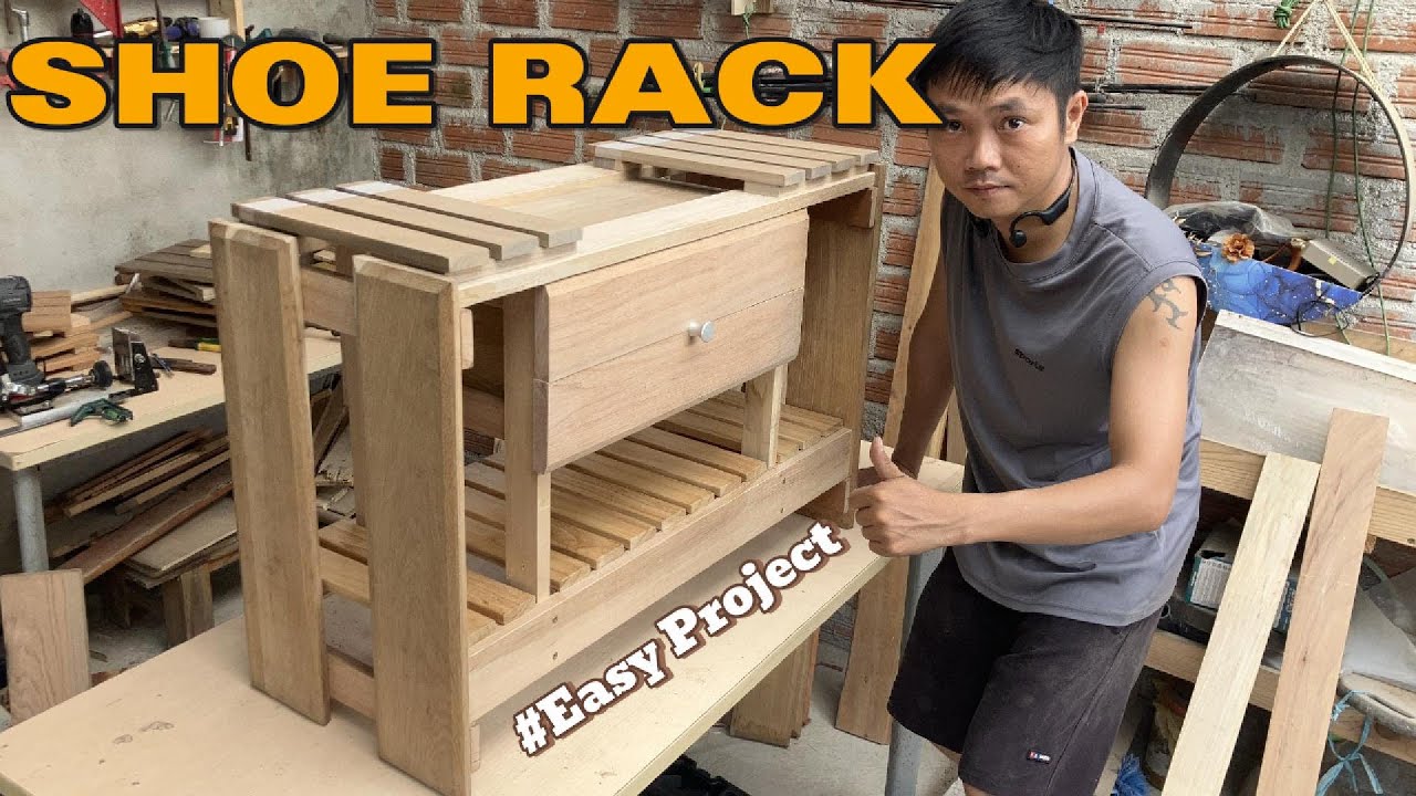 DIY Shoe Rack – Easy Project for Your Home - YouTube