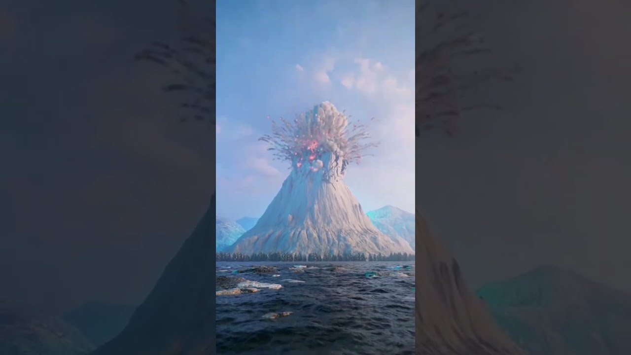 Volcan Y Tsunami Volcano Shorts Animation Catastrofe Terremoto Earthquake Sea