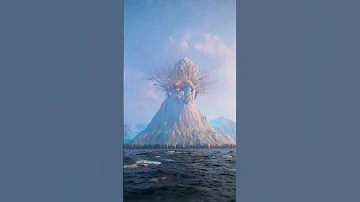 Volcan Y Tsunami Volcano Tsunami Shorts Animation Catastrofe Terremoto Earthquake Sea 