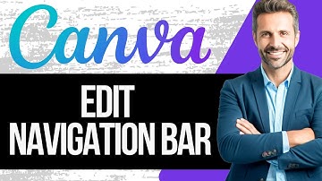 How To Edit Navigation Bar in Canva Website | Full Tutorial 2025