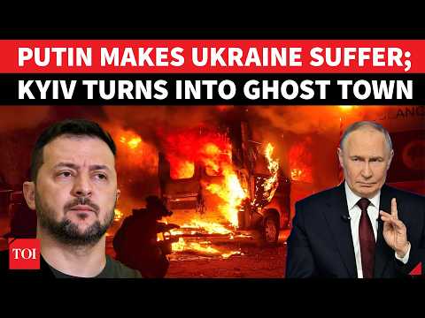 Putin Blacks Out Zelensky HQ With Missiles & Drones; Ukrainians Scream & Scramble For Shelter