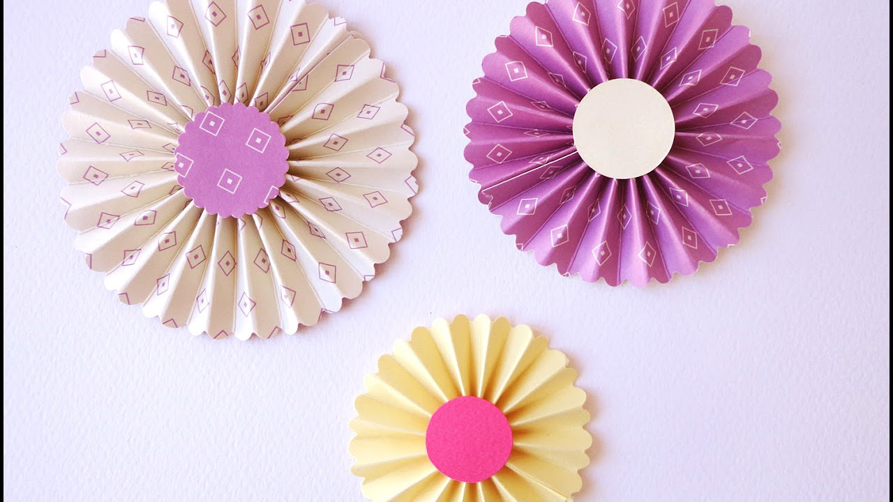 Come fare le Coccarde di carta   DIY Rosette