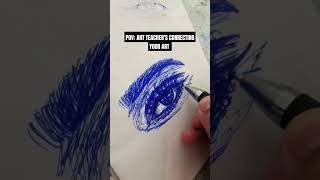 POV: ART TEACHER'S CORRECTING YOUR ART#drawing #shorts #pov #art #trend #blowup #artist #sketch #fyp