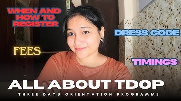 ICSI CS Executive: Three Days Orientation Programme TDOP CS EXECUTIVE | Complete Guide