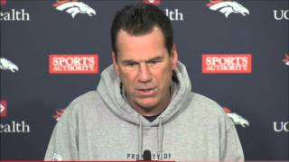 Peyton Manning Will Back Up Brock Osweiler Sunday - Head Coach Decided to Bench Manning