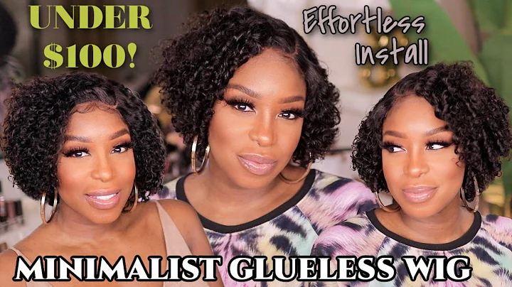 100% Glueless Throw On & Go Short Curly Wig - Perfect for Beginners | Luv Me Hair