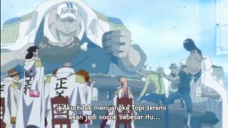 Reaksi Garp saat mendengar luffy menantang Yonkou!! HD